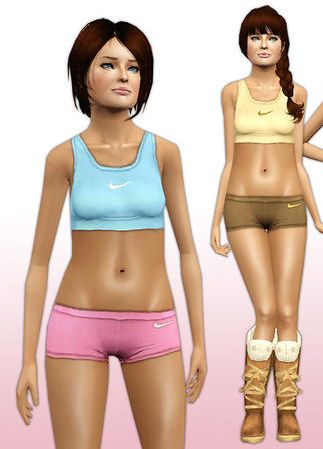Sims 3: Harmonia's Sims Clothes Pack