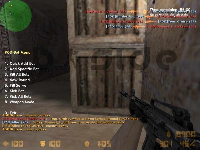 второй скриншот из Боты для Counter Strike 1.6 PodBot 2.5
