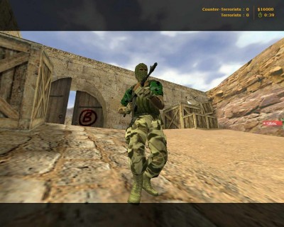 первый скриншот из Модели для CS 1.6 (Weapons+Players)