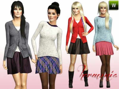 четвертый скриншот из Sims 3: Harmonia's Sims Clothes Pack