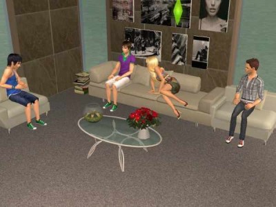 третий скриншот из Симы, прически, одежда, макияж для "The Sims 2"