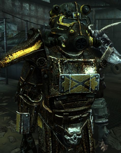 Fallout 3 Power Armor Retexture: DX vs Colossus
