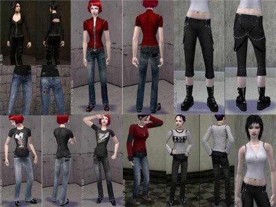четвертый скриншот из The Sims 2: Male/Female Clothes Pack