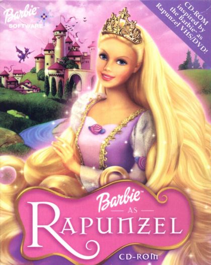 barbie as rapunzel kisscartoon