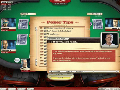 третий скриншот из World Class Poker with T.J. Cloutier