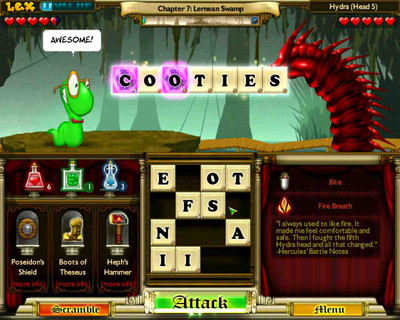 второй скриншот из Bookworm Adventures Deluxe
