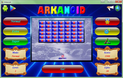 первый скриншот из Puzzles, Arkanoid, Vamba (Mah-Jongg), Parquet, Xonix / Пазлы, Арканоид, Вамба (Маджонг), Паркет, Ксоникс