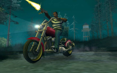 второй скриншот из Антология GTA 2005: GTA San Andreas (Grand Theft Auto III (3), Vice City, San Andreas)