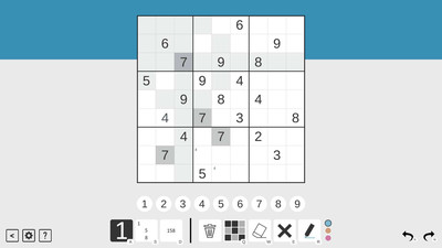 первый скриншот из Chess Sudoku