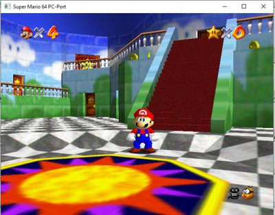 второй скриншот из Super Mario 64