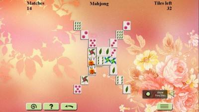 третий скриншот из Flowers Mahjong