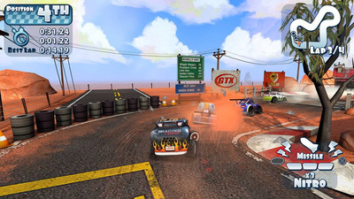 второй скриншот из Mini Motor Racing X