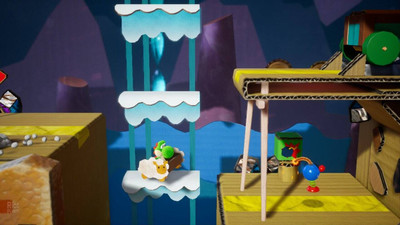 третий скриншот из Yoshi's Crafted World