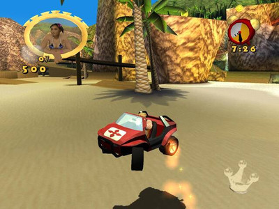 четвертый скриншот из Bikini Beach: Stunt Racer / Король пляжных гонок