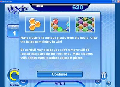 второй скриншот из Hexic Deluxe
