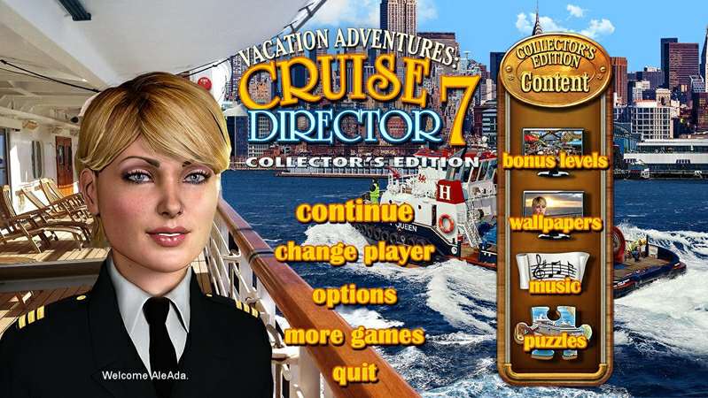 Vacation Adventures. Cruise Director 7. Collector's Edition