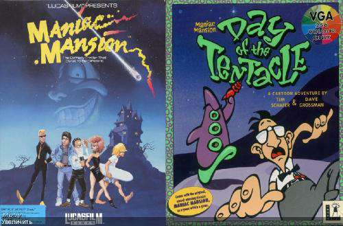 Maniac Mansion Deluxe + Day Of The Tentacle (Maniac Mansion 2)