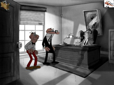 первый скриншот из Mortadelo y Filemon - La Banda de Corvino / Fred & Jeff: A Movie Adventure / Секретные агенты: Киномонстры атакуют
