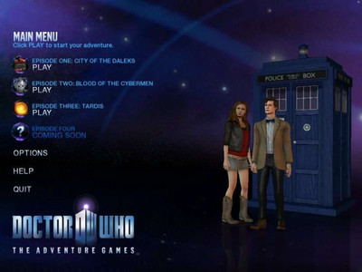 второй скриншот из Doctor Who: The Adventure Games. Episode "City of the Daleks"