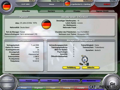 первый скриншот из Anstoss 2005: Der Fussballmanager / Спартак: Футбольный Менеджер