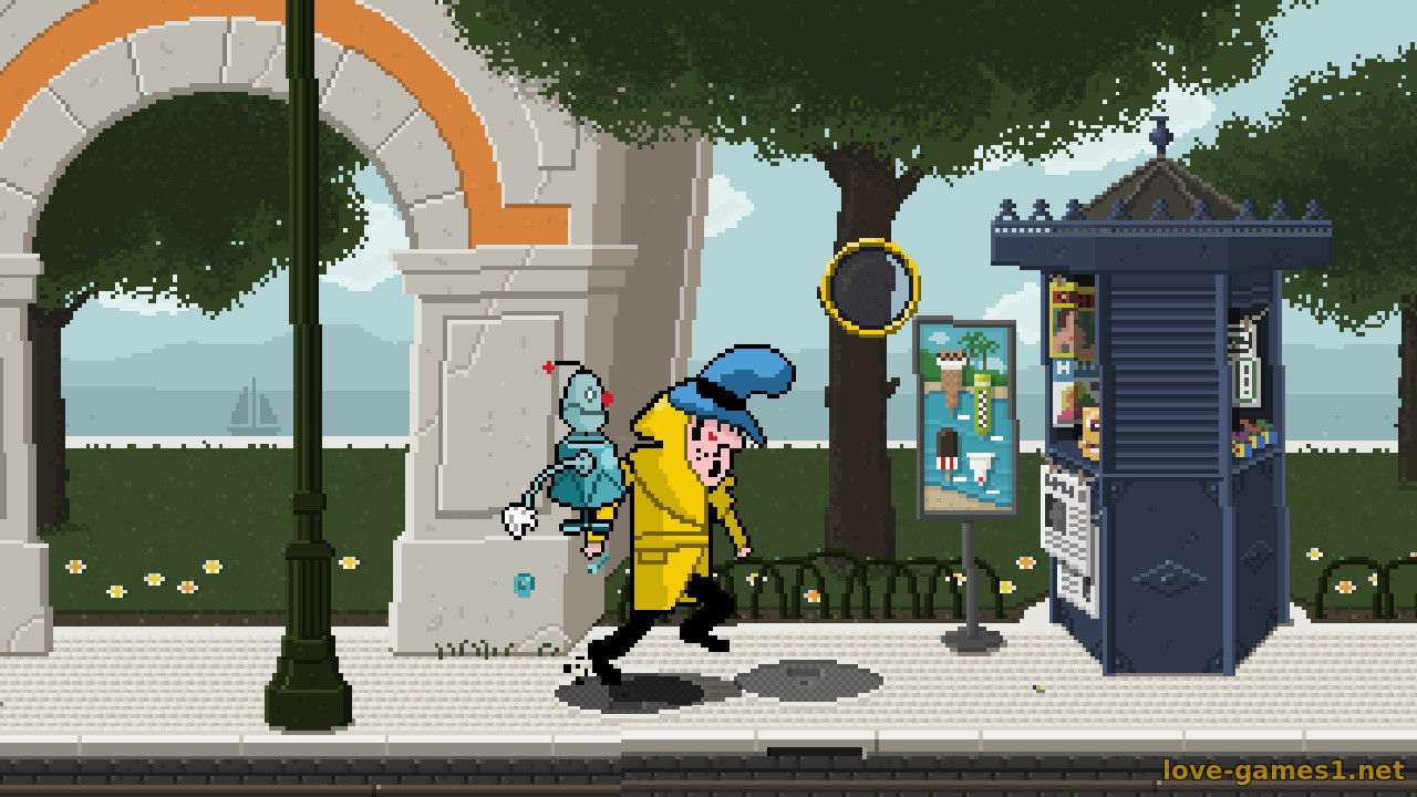 Скачать игру Detective Case and Clown Bot in: Murder in the Hotel Lisbon  для PC через торрент - GamesTracker.org