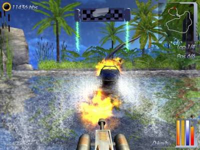 четвертый скриншот из Гонки по джунглям: Игра на выживание / HyperBall Racing