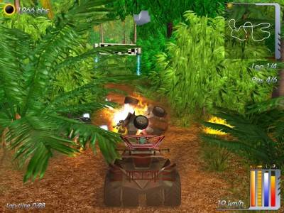 третий скриншот из Гонки по джунглям: Игра на выживание / HyperBall Racing