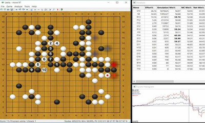 третий скриншот из Dariush. Программа для игры в Го, стратегическую настольную игру возникшую в древнем Китае