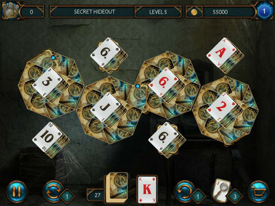 первый скриншот из Detective Solitaire Inspector Magic / Детективный солитер. Инспектор Мэджик