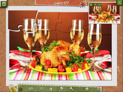 третий скриншот из Holiday Jigsaw: Thanksgiving Day / Праздничный пазл. День благодарения