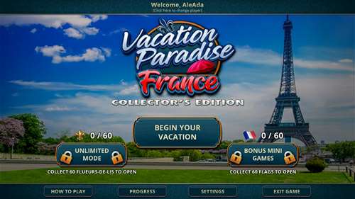 Vacation Paradise: France Collector's Edition