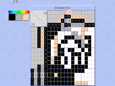второй скриншот из JMPuzzles / Japanese Mosaic Puzzles