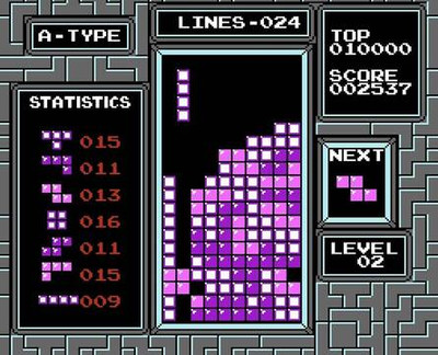 второй скриншот из Tetris Classic