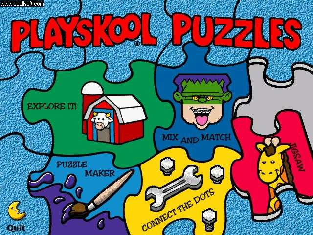 Playschool Puzzles. Обучающая программа