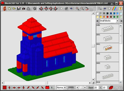 четвертый скриншот из BlockCAD, LEGO Digital Designer Конструкторы Лего