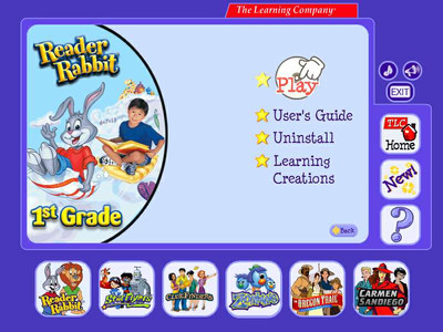 третий скриншот из Reader Rabbit: 1st Grade - Capers on Cloud Nine!