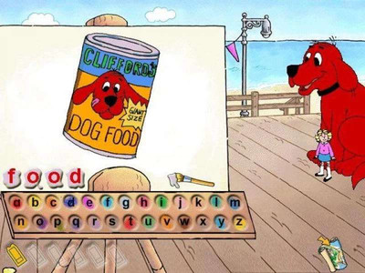 третий скриншот из Clifford the Big Red Dog: Reading / Клиффорд учится читать по-английски