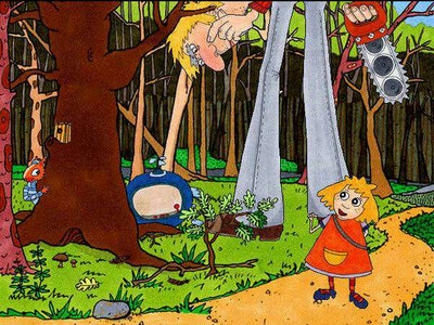 четвертый скриншот из Milli-Methas Abenteuerreise in den Baum / Юля Крохотуля спасает Старый Дуб