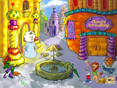 четвертый скриншот из Reader Rabbit: 1st Grade - Capers on Cloud Nine!