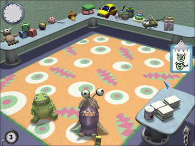 второй скриншот из Disney-Pixar's Monsters Inc. Scream Team Training / Корпорация монстров. Жуткая работа