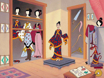 третий скриншот из Disney's Story Studio: Disney's Mulan (Disney's Mulan Animated Story Book: A Story Waiting For You To Make It Happen)