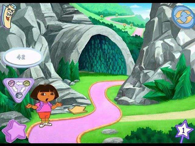 четвертый скриншот из Dora the Explorer. Click & Create