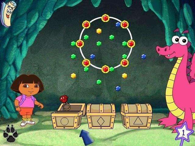 четвертый скриншот из Dora the Explorer Click and Create 2 часть (с 34 по 48 игры)