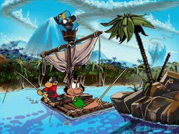 второй скриншот из Hugo. Jungle Island 3 / Кузя в шалаше / Кузя в джунглях 3
