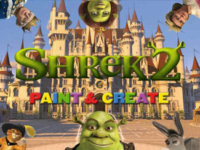 первый скриншот из Shrek 2 Paint & Create / Шрек 2: Кисти и краски