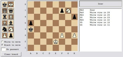третий скриншот из FinalGen chess endgame tablebase genarator / Генератор эндшпильных таблиц FinalGen