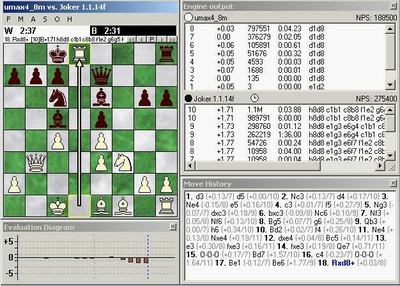 первый скриншот из Houdini 2.0 w32 chess engine / Гудини 2.0 32-разр. шахматный движок