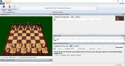 второй скриншот из Houdini 6.03 UCI Chess Engines Шахматный движок