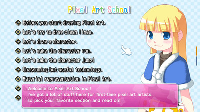 второй скриншот из Pixel Art School