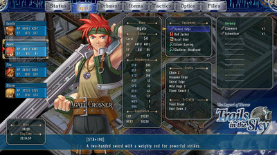 второй скриншот из The Legend of Heroes Trails in the Sky: Second Chapter / The Legend of Heroes: Trails in the Sky SC